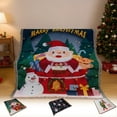 thumbnail image 1 of Manta de Navidad - Manta de felpa roja para siestas en sofá, cama y oficina - Regalo navideño suave, lavable y cálido, 1 of 6