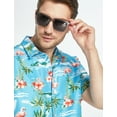 thumbnail image 3 of SSLR Hawaiian Shirt for Men Flamingo Short Sleeve Casual Button Down Shirts Summer Beach Shirt, 3 of 8