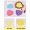 thumbnail image 3 of 50 Pieces Heart Designed Wood Pulp Cotton Face Sponges Perfect For Sensitive Skin And Deep Cleansing, 3 of 13
