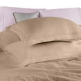 thumbnail image 6 of BNM Cotton Linen Blend Duvet Cover Set, Full/ Queen, Tan, 6 of 8