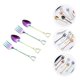 thumbnail image 4 of 4 piezas de acero inoxidable Scoop Helado Cuchara Exquisito Postre Cuchara Fruit Forks, 4 of 6