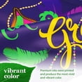 thumbnail image 3 of G128 Garden Flag Mardi Gras Masquerade Mask 12"x18" Blockout Fabric, 3 of 8