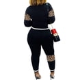 thumbnail image 4 of Womens’Suit Thread Splicing Long Sleeve Multiple Colors Casual Sports Set, 4 of 8