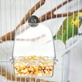 thumbnail image 5 of FRCOLOR 5pcs Bird Hanging Feeder Cup Parrot Feeding Bowls Container Dispenser Bird Waterer Finch Foraging Feeder for Parakeet Canary Cockatiel, 5 of 8