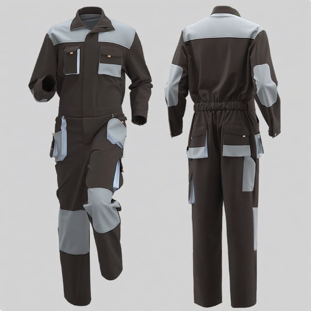 Ceisia Men's All-Season Work Pants - Fashionable Color Gift Blocked Multi Pocket Polyester Casual Trousers