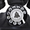 thumbnail image 2 of Riousery Vintage Retro Antique Phone Landline Telephone Home Desk Decor Ornament 5.51 inches / 14 cm Resin Figurines & Knick-Knacks Photograph Props for Office Coffee Shops Restaurants, 2 of 9