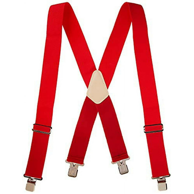 CLC Custom Leathercraft 110RED Heavy Duty Work Suspenders, Elastic