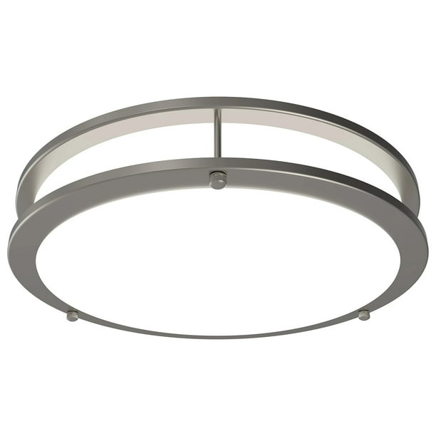 Enbrighten Double Ring Flush Mount Light Fixture, 14 inches, CCT