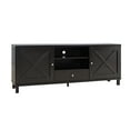 thumbnail image 4 of HomeRoots  27.5 x 70.75 x 15.5 in. Red Cocoa Manufactured Wood Cabinet Enclosed Storage TV Stand, 4 of 5