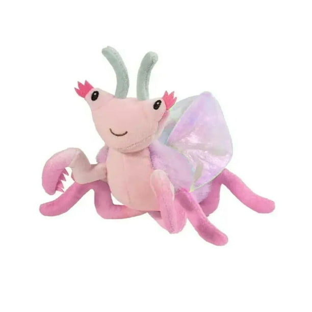 Peluche Douglas Ophelia Orchid Mantis, rosa y morado, 20 cm