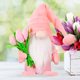 thumbnail image 4 of Tulip Rudolph Doll Toys Adornos de estatuilla de ventana de Navidad rellenos (rosa) Ehuebsd Libre de BPA, 4 of 6