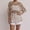 White, variant on Women'S T Shirts Sheer Mesh Sequin Summer Top Loose Fit Casual Fashion Blouse With Hollow Out Design White L