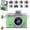 Green, variant on Mini Keychain Digital Camera for Students Kids, 1.47in LCD Screen 1080P HD, Rechargeable Portable Pocket Cam