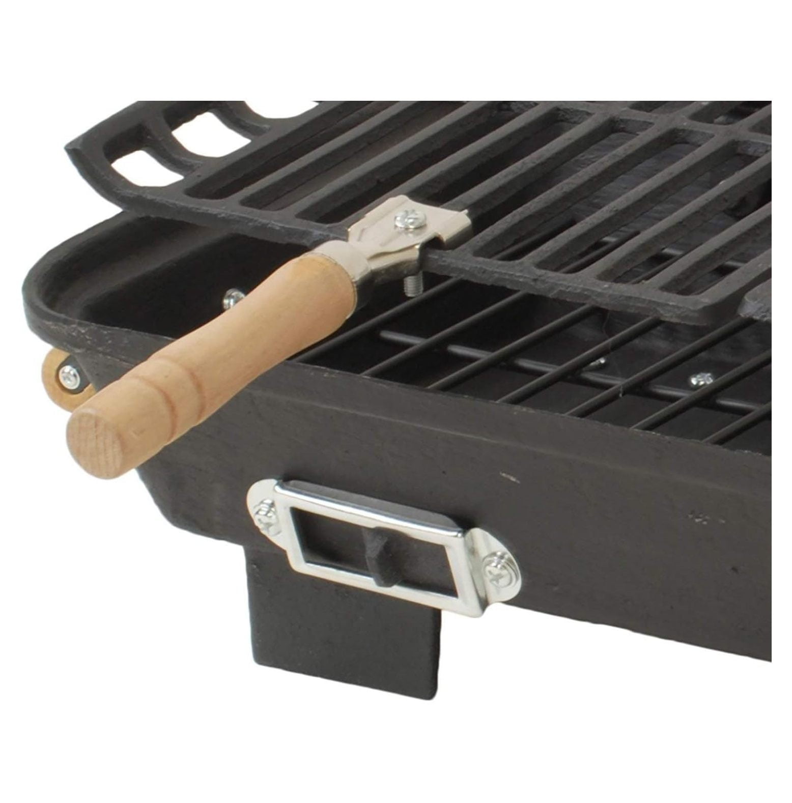 30052AMZ Kay Home Product's Cast Iron Hibachi Charcoal Grill, 10 by 18-Inch (Limited Edition)