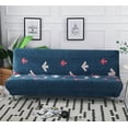 thumbnail image 1 of CHOK 2024 Futon Slipcover Armless Sofa Cover Stretch Sofa Bed Slipcover Protector Elastic, 1 of 2
