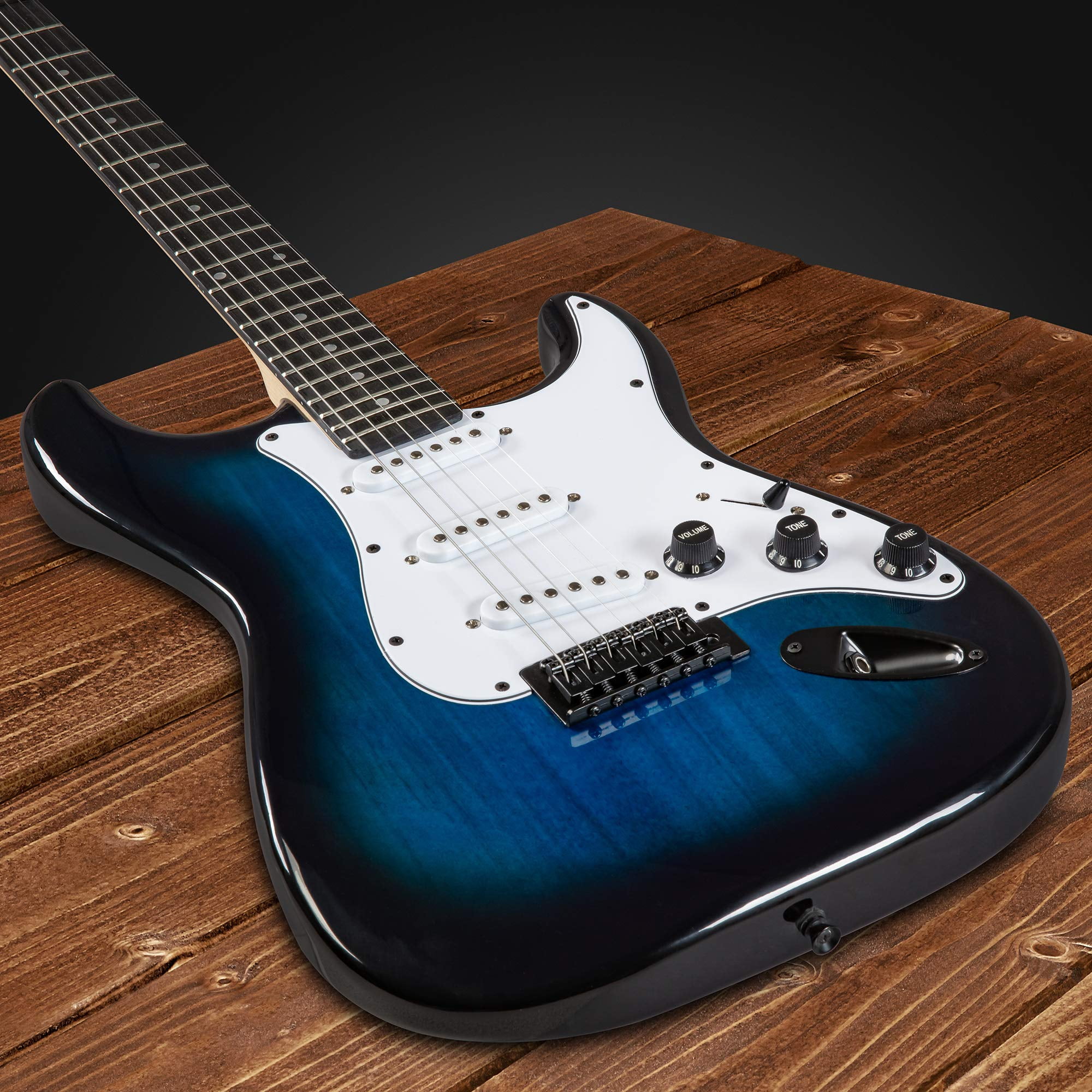 LyxPro Electric Guitar 39 Inch Beginner Kit with Amp and Accessories