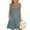 BA01-Turquoise, variant on Inglocry Girl's Summer Casual Loose Tank Swing Midi Cute Shift Dress Round Neck with Pockets for 5-14Y Kids Black 5-6Years