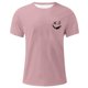 thumbnail image 4 of Camisetas de Cuello de la Tripulación de los Hombres de Poliéster Impreso en Seco Rápido, Cuello Redondo de Corte 3D para Gimnasio, Carrera, Ciclismo Y Ocasional, 4 of 4