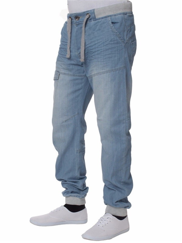 mens elastic waist jeans walmart