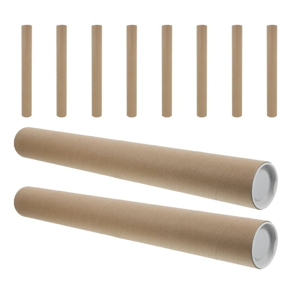 Raindrops Recyclable Cardboard Tubes with Caps for Document and Poster Storage