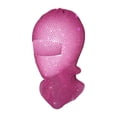 thumbnail image 1 of Máscara de , banda para el cabello, capucha de dhinestone para mujeres para cosplay, rendimiento del escenario Rojo rosa, 1 of 8