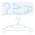thumbnail image 3 of 20 Pack Plastic Non-Slip Hangers, Durable Space Saving Clothes Hangers for Clothing, Closet, Coats, Pants, Blankets, and Jeans Light Green, 3 of 6
