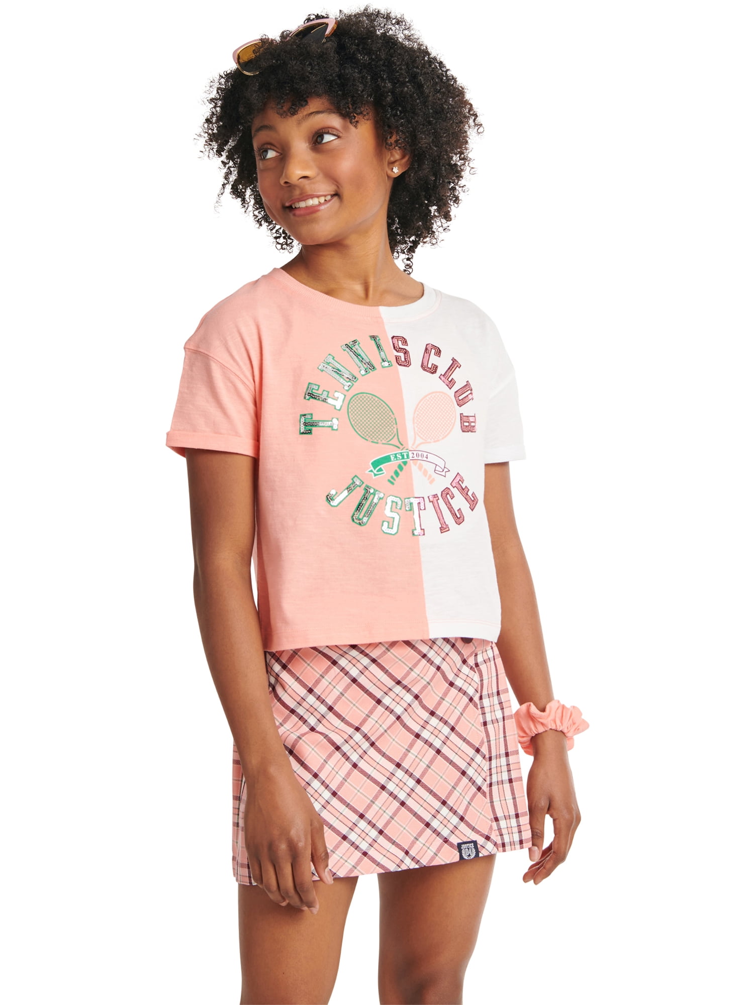 Justice NASCAR Collab Oversized Graphic Tee – Racing Style