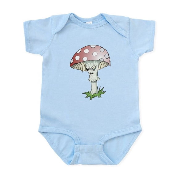 CafePress - Gothic Mushroom Infant Bodysuit - Baby Light Bodysuit, Size Newborn - 24 Months