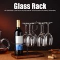 thumbnail image 5 of Wine Glass Holder Multifunction Desktop Goblet Drying Rack for Home Kitchen Restaurant BarBlack, 5 of 5