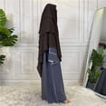 thumbnail image 4 of Women's Solid Color Crinkled Hat With Muslim Ethnic Hijab, 4 of 4