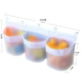thumbnail image 3 of Piwvid Bath Toy Storage Organizer Three Compartment Horizontal Bathtub Toy Storage Bath Toy Hanging Organizer Net Large Capacity Bath Toy Organizer for Storage and Sorting of Toys, 3 of 5