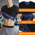 thumbnail image 3 of ANYFIT WEAR Sauna Suit for Men Sweat Shirt Workout Sports Fitness Compression T-Shirt Body Shaper, 3 of 8
