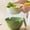 Green, variant on sruoe Kitchen Draining Basket, Colander Bowl, Draining Basket for Bowl, Holdhand Drain Basin Baskets, Drainage Basket, Efficient Vegetable Washing, Fruit Rinsing Drain Basket, Plastic