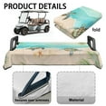 thumbnail image 6 of Yuyamidu Sea Turtle Golf Cart Seat Covers Beach Golf Cart Seat Towel Covers Soft Flannel Club Car Seat Towel Blanket, 6 of 8