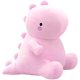 thumbnail image 1 of Lindo dinosaurio de peluche de peluche muñeca de peluche suave animales de peluche Dino peluche suave regalos de cumpleaños para niños niñas niños rosa 11.8 pulgadas rosa claro brillar Electrónica, 1 of 5