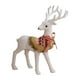 thumbnail image 1 of Adornos navideños, regalos navideños, adorno navideño blanco, lazo, muñeca, adornos navideños grandes, decoración de ventana de centro comercial, alce blanco, 1 of 5
