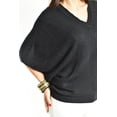thumbnail image 4 of Sueter de punto manga corta Roman Fashion / Juvenil, 32177 (Negro) negro G, 4 of 6