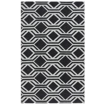RugSmith Gray Geometric 20in. X 36in. Anti-Fatigue Kitchen Mat - 20"x36"