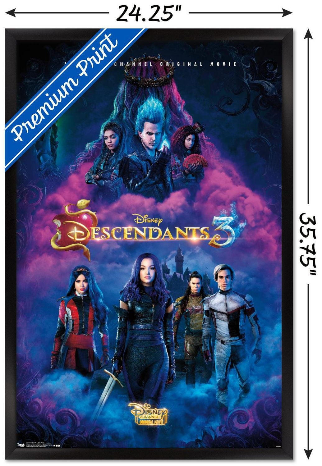 Disney Descendants 3 - One Sheet Wall Poster, 22.375" x 34"