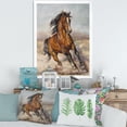 thumbnail image 3 of Designart 'A Brown Horse In The Race' Farmhouse Framed Art Print, 3 of 4
