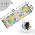 thumbnail image 5 of Yayeee Runner Rug for Bedroom 2'x6' Machine Washable Hallway Non Slip Mat, Blue Floral Wave, 5 of 8