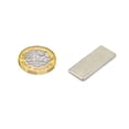 thumbnail image 2 of N42 Neodymium Rectangular Magnet - 25mm x 10mm x 1.5mm thick - 4.85lbs Pull (Pack of 10), 2 of 2
