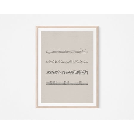 Parable Of The Sower Wall Art Print With Matthew 13 Christian Decor