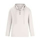 thumbnail image 4 of Blusa de manga larga con capucha, sudadera con capucha, bolsillo, color liso, medio corte, media cremallera, para hombre, manga larga, sin capucha, ropa informal, chaquetas, blusa para hombre, 4 of 5