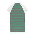 thumbnail image 4 of fatyb Débardeurs Rayés Femmes Dentelle Sans Manches T-Shirts Col Rond Tunique Décontractée Blouses d'Été Amples, 4 of 5