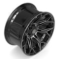 thumbnail image 5 of 4PLAY Wheels 4P83 20 inch Rim Fits 5x127 & 5x139.7 20x10 Gloss Black Brushed with Tinted Clear (1), 5 of 5