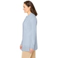 thumbnail image 3 of Woman Within Plus Size Long-Sleeve Pointelle Cardigan Sweater, 3 of 6