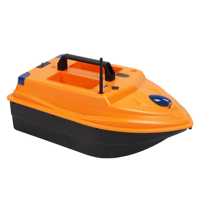 RC Fishing Boat, Wind Resistance Remote Control Bait Boat 500m Automatic Return Dual Hoppers for Fishing Lovers EU Plug,UK Plug,US Plug,AU Plug