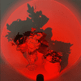 thumbnail image 4 of 2X LED USB Sunset Lamp Night Light Projector Birthday Party Decoration Portable Mood Light for Bedroom Living,Sunset Red, 4 of 5