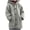 Gray, variant on LEAVINGSUO Womens Fashion Winter Coats for Women Women's Thickened Medium Long Sweater Hooded Cardigan Solid Color Coat Sweater Coat